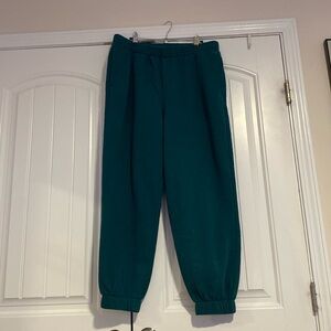 Teal Hollister sweatpants